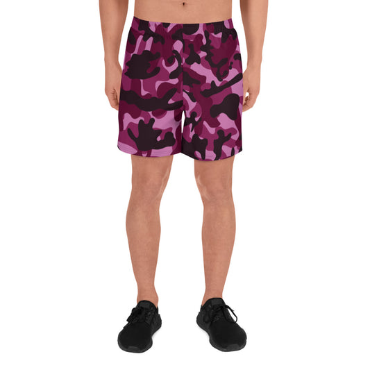 Storyline - Men's Athletic Shorts - Sky Magenta Camo