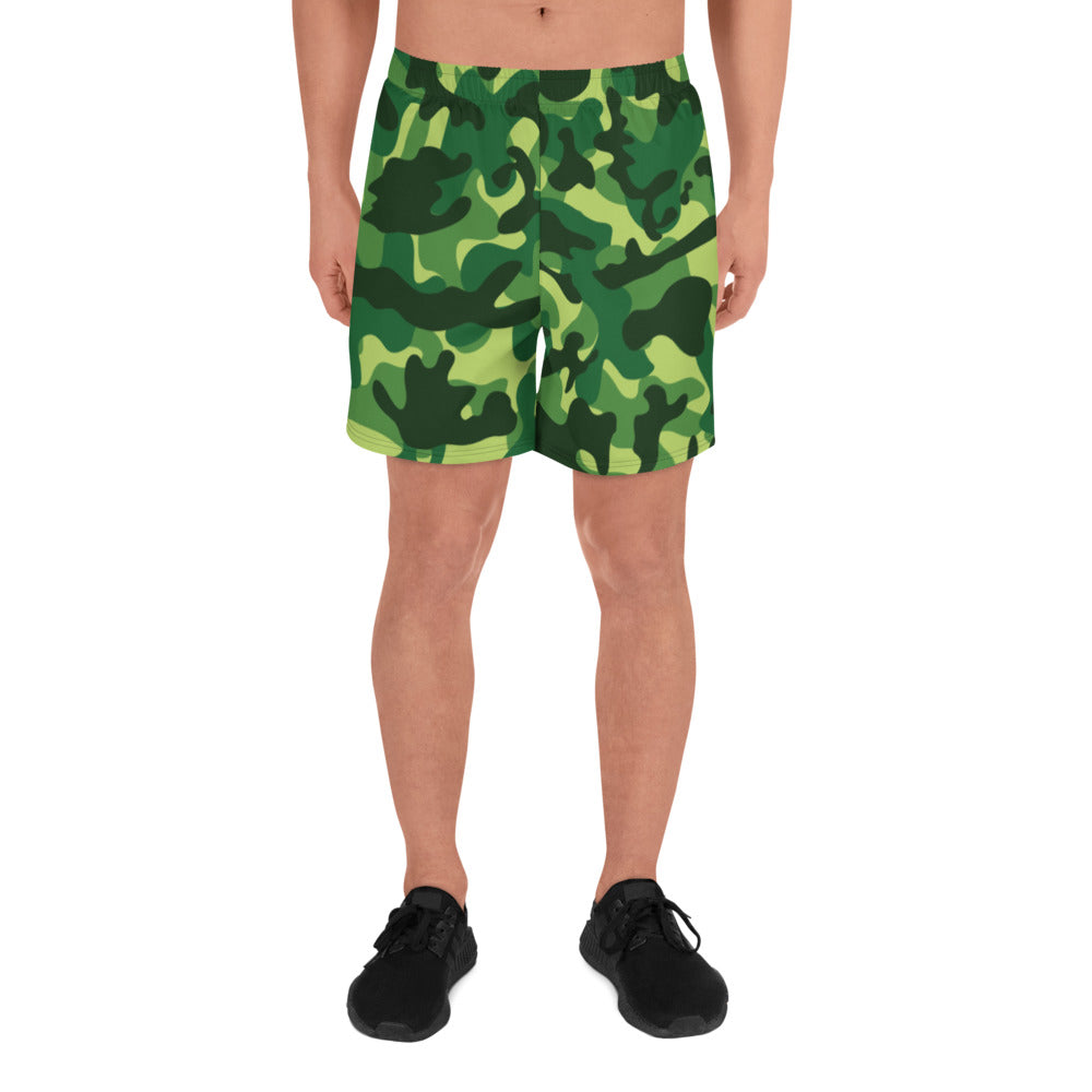 Storyline - Men's Athletic Shorts - May Green Camo