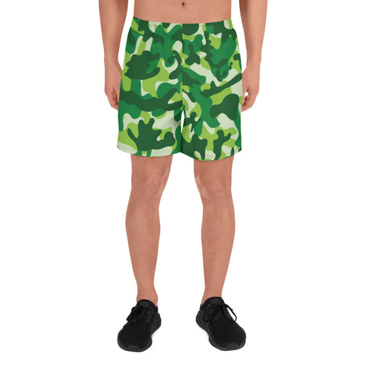 Storyline - Men's Athletic Shorts - Green Hunter Camo