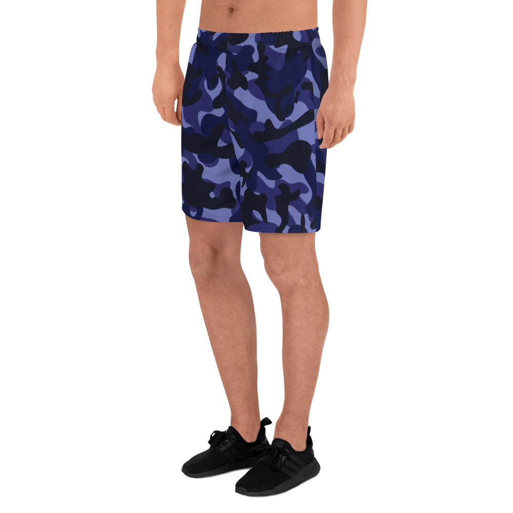 Storyline - Men's Athletic Shorts - Royal Oxford Blue Camo