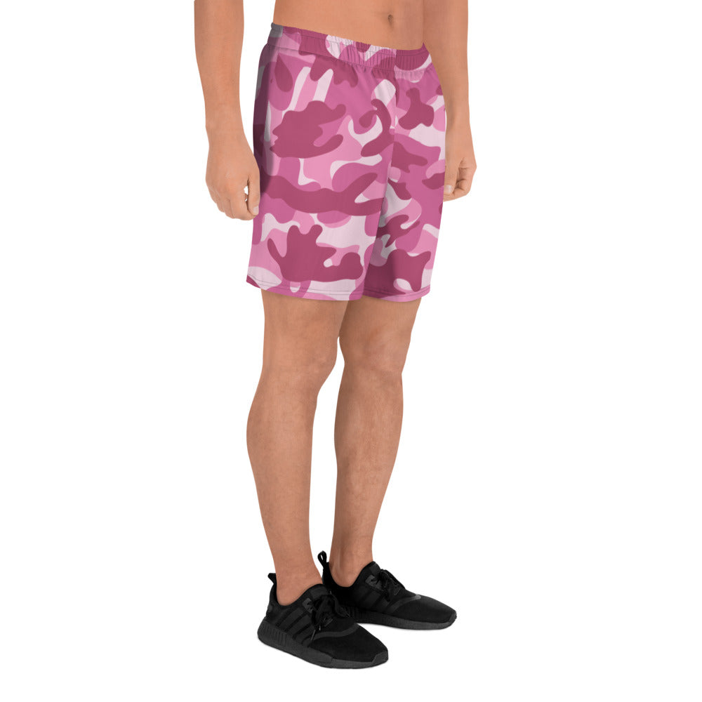 Storyline - Men's Athletic Shorts - Purple Pink Camo